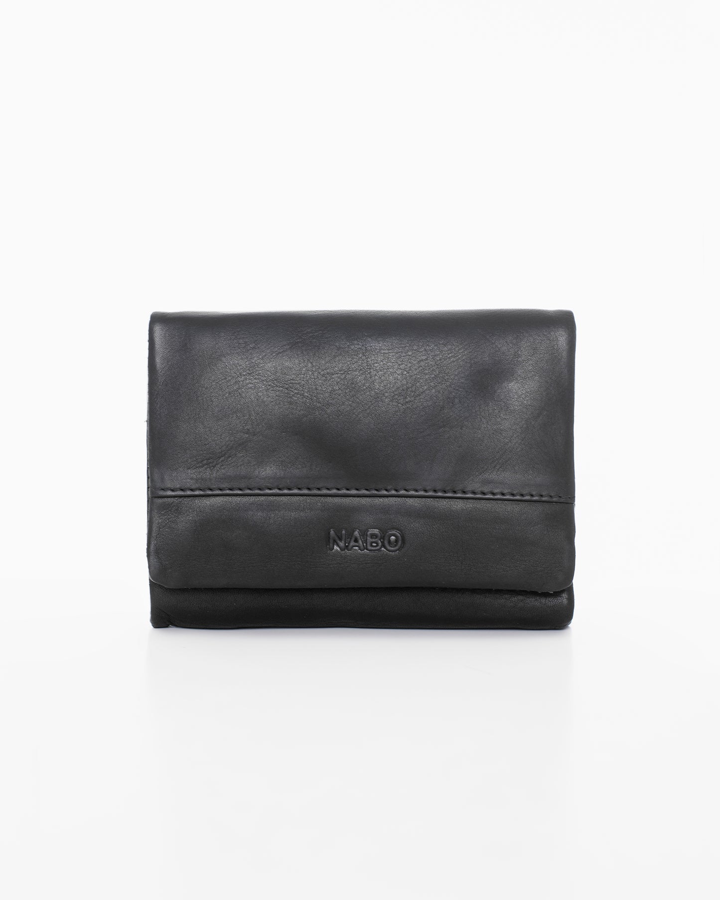 Nabo Leather Wallet NK304 (RFID-esto) - Musta