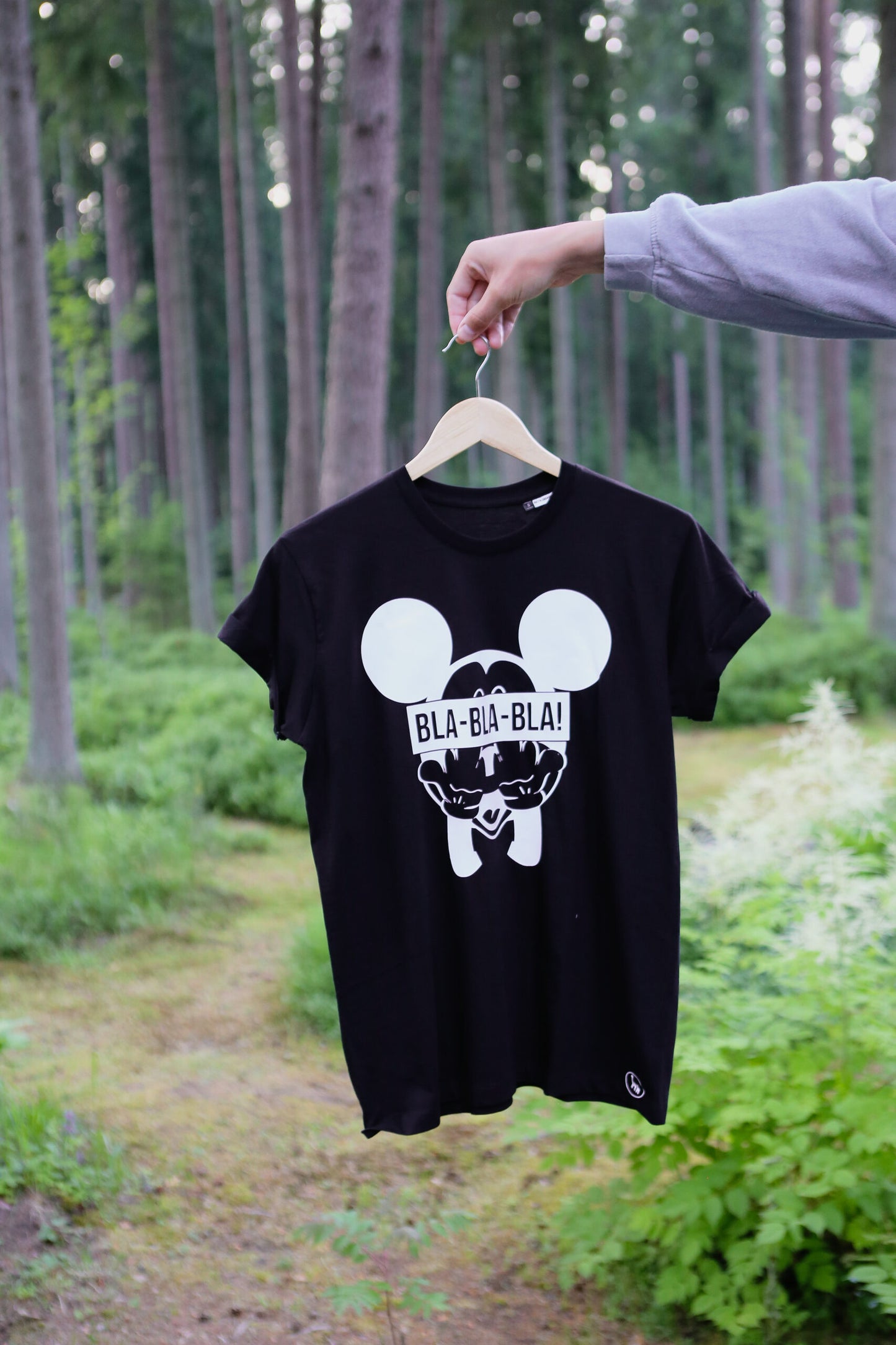 Black Giraffe Brand Blablabla Mickey T-särk