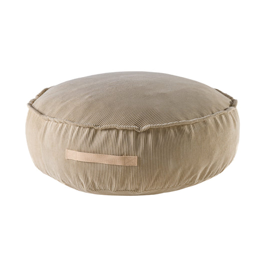 MeowBaby® Velvetist Pouf Ümar Istepadi – Disainpadi Lastele - Sand