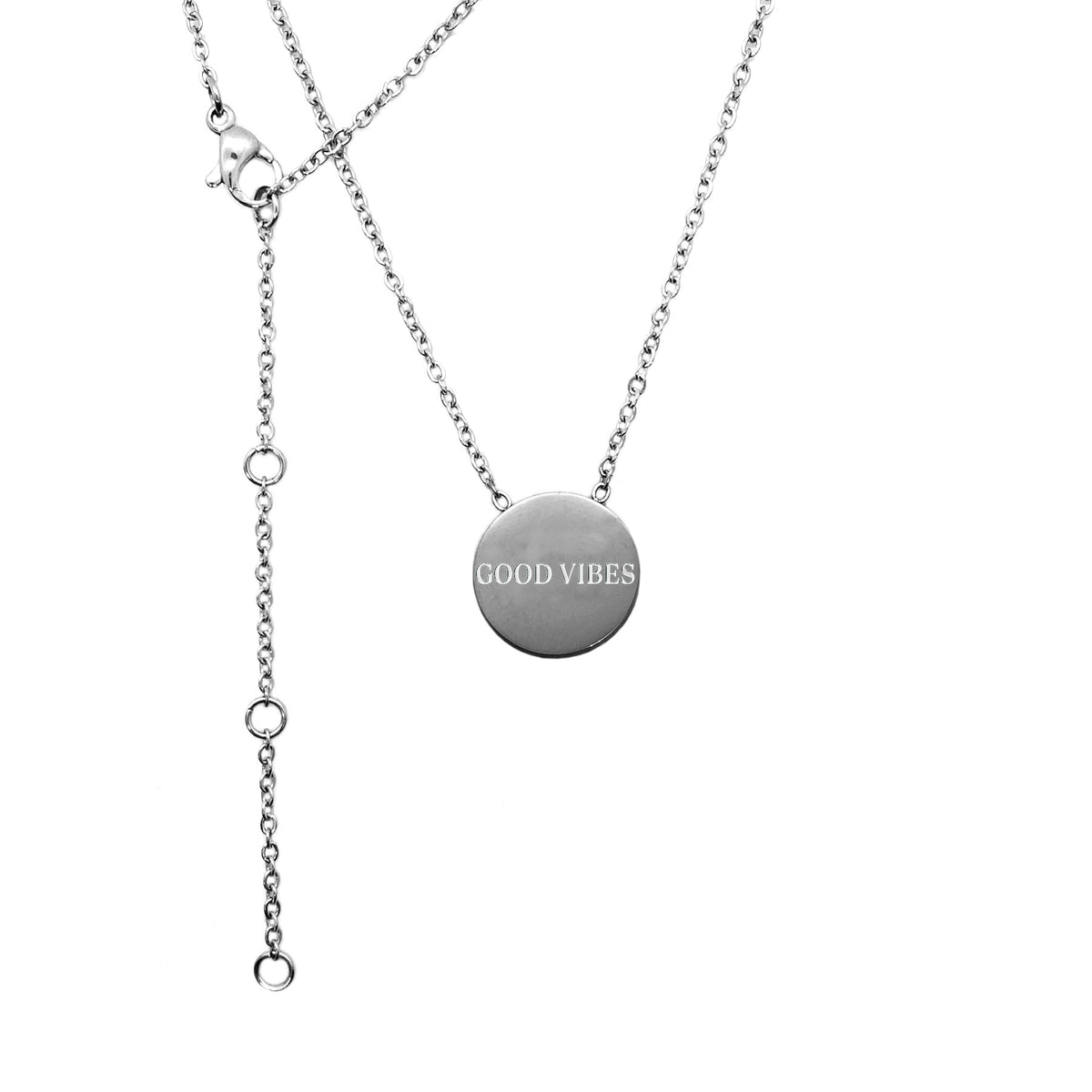 OLLA kaelakee medaljoniga "Good Vibes"
