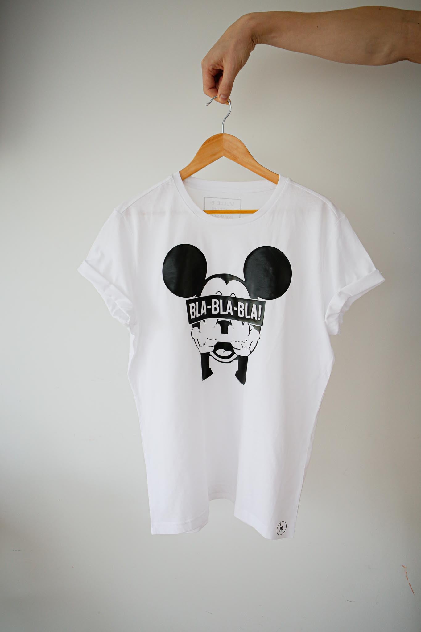 Black Giraffe Brand Blablabla Mickey T-särk