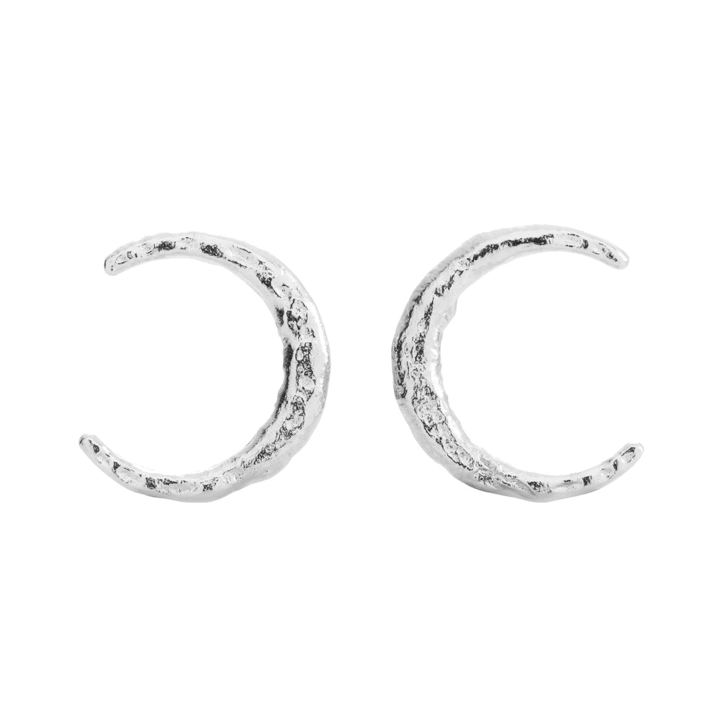 ONEHE "Luna" silver stud earrings