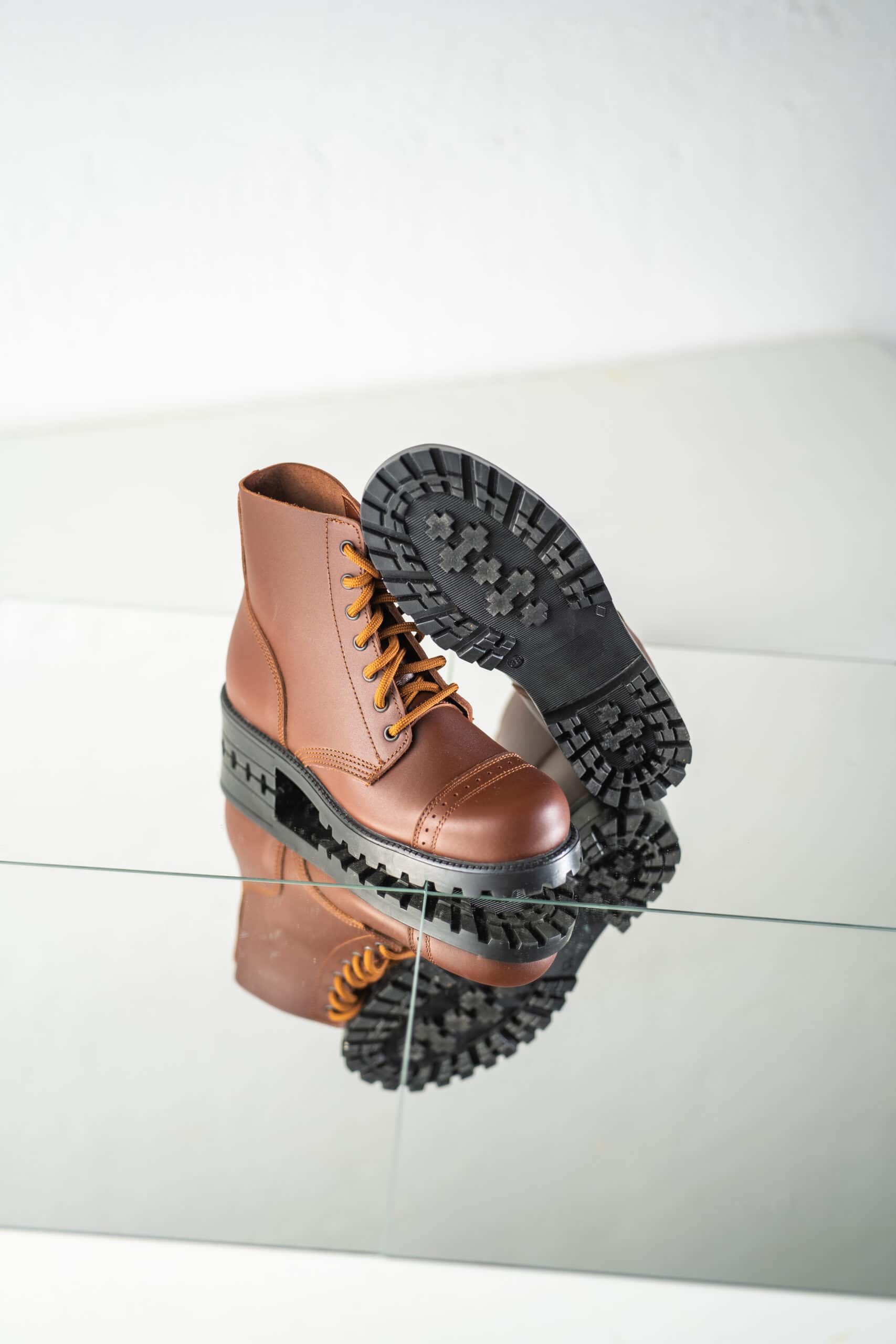 Samelin Brown Aviator Boots 517 eli "Aviator"