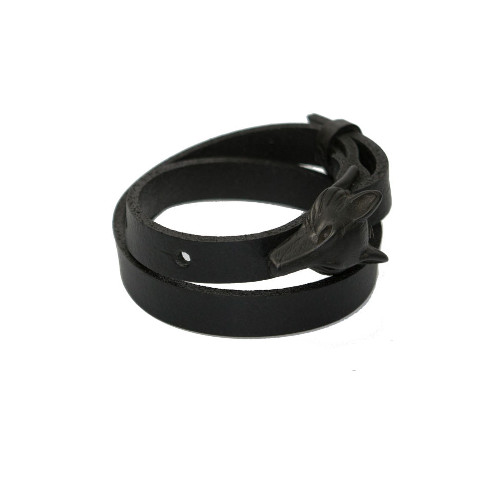 RR “Black matte Wolf buckle” Käevõru Must Matt