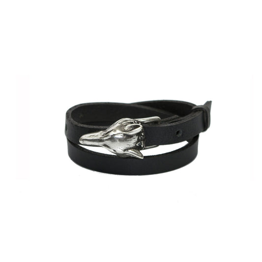 RR “Silver Wolf buckle” Käevõru Hõbe Matt