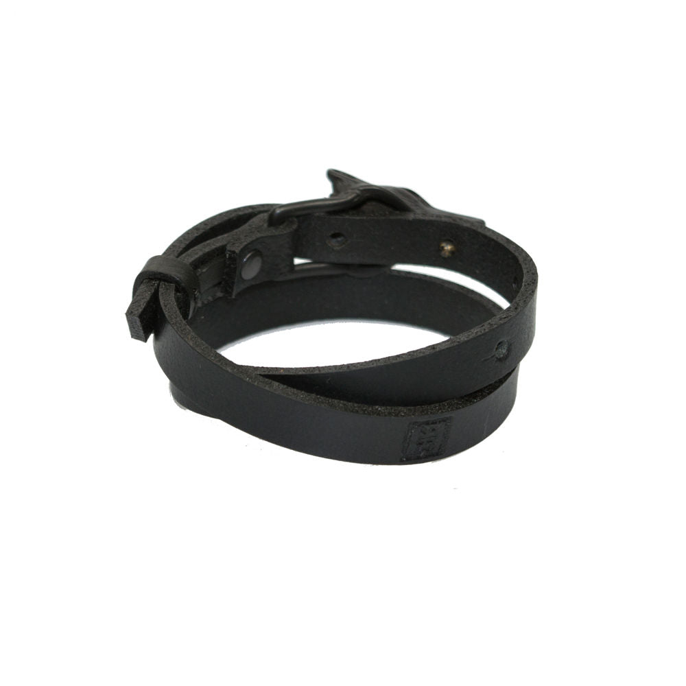 RR “Black matte Wolf buckle” Käevõru Must Matt