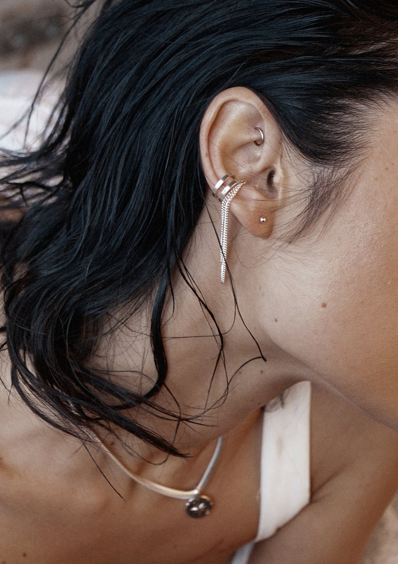 NO MORE "Revolve Ear Cuff" Kõrvarõngas - Hõbe