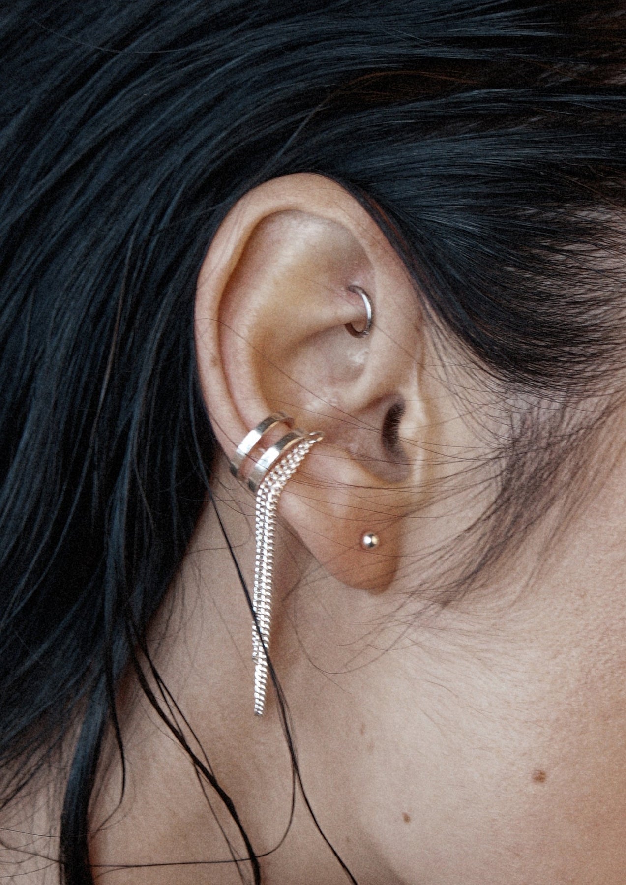 NO MORE "Revolve Ear Cuff" Kõrvarõngas - Hõbe