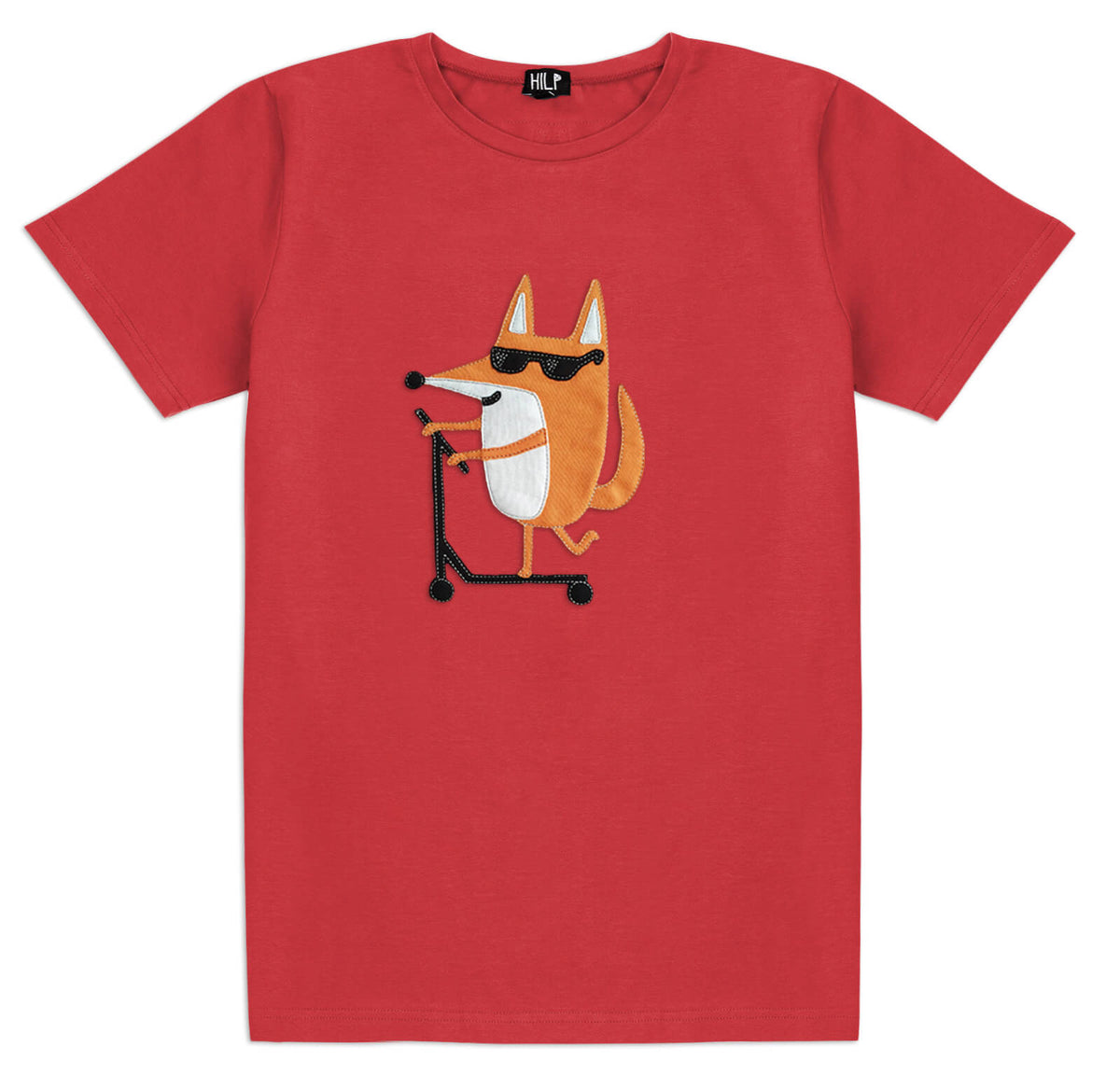 HILP meeste Scootering Fox T-särk