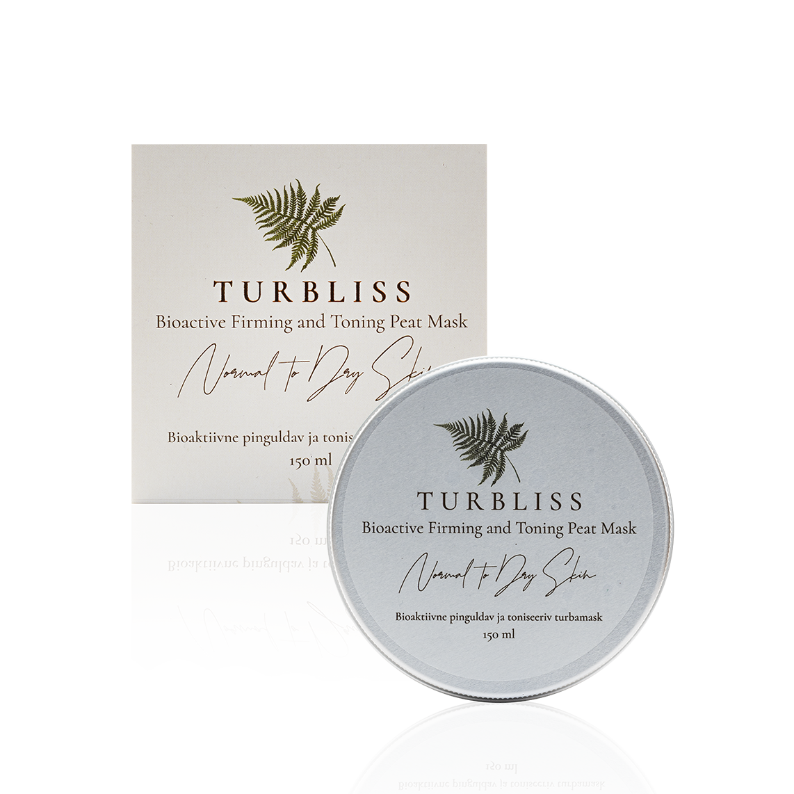 Turbliss Bioaktiivne Pinguldav ja Toniseeriv Turbamask 150ml